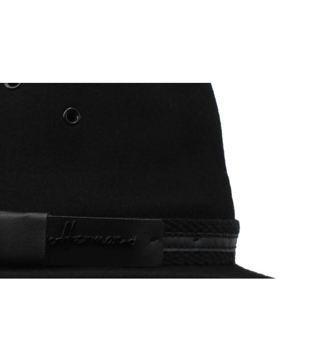 Herman Headwear fedora negro protección orejas Herman Headwear fedora negro protección orejas